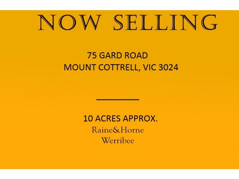 75 GARD ROAD, Mount Cottrell VIC 3024