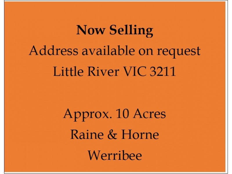 Little River VIC 3211