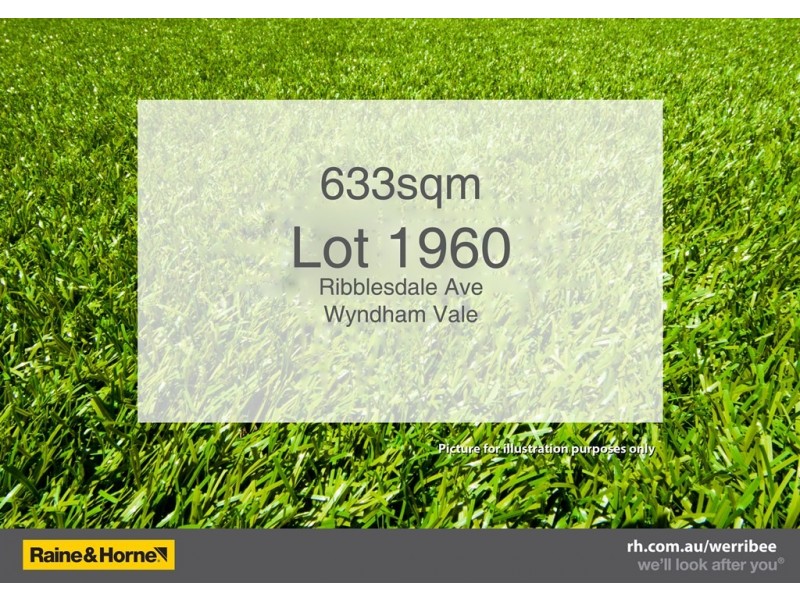 Lot 1960 Ribblesdale Avenue, Wyndham Vale VIC 3024