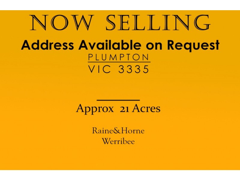 Plumpton VIC 3335
