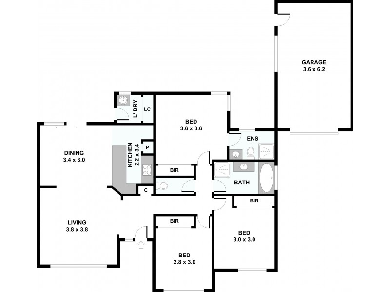 U 28/210 Shaws Road, Werribee VIC 3030 Floorplan