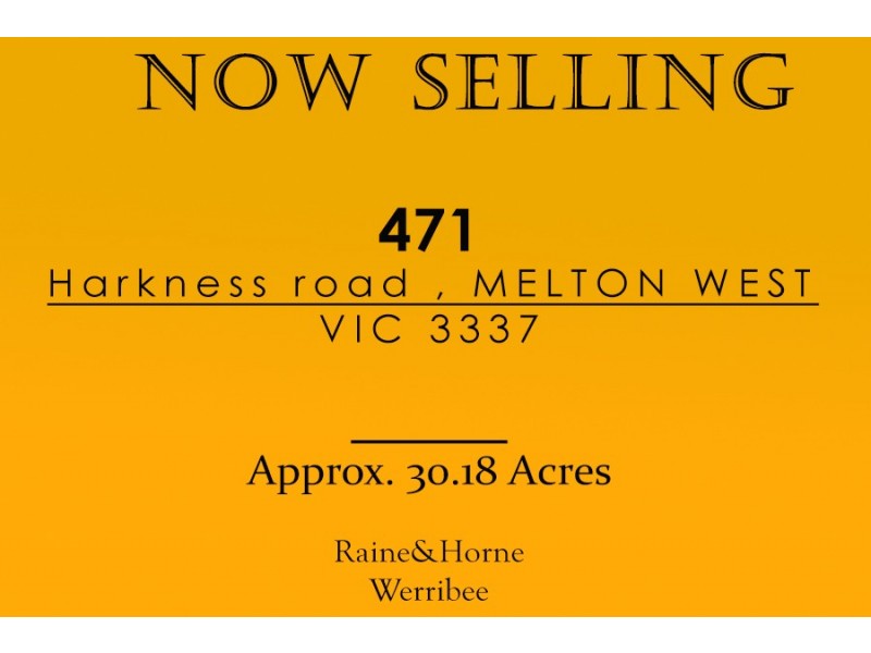 471 Harkness road, Melton VIC 3337