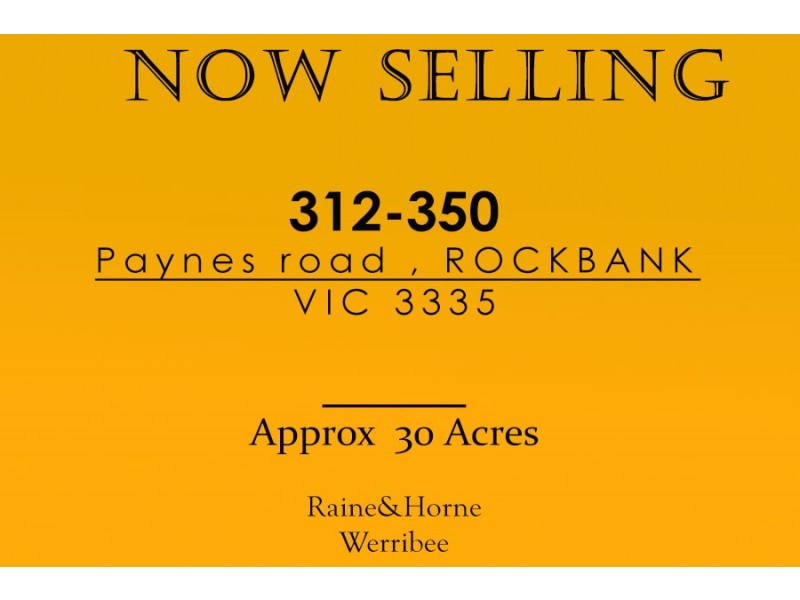 312-350 Paynes Road, Rockbank VIC 3335