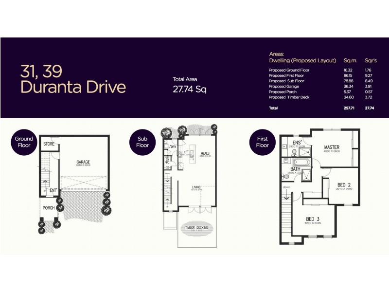 31 Duranta Drive, Gowanbrae VIC 3043 Floorplan