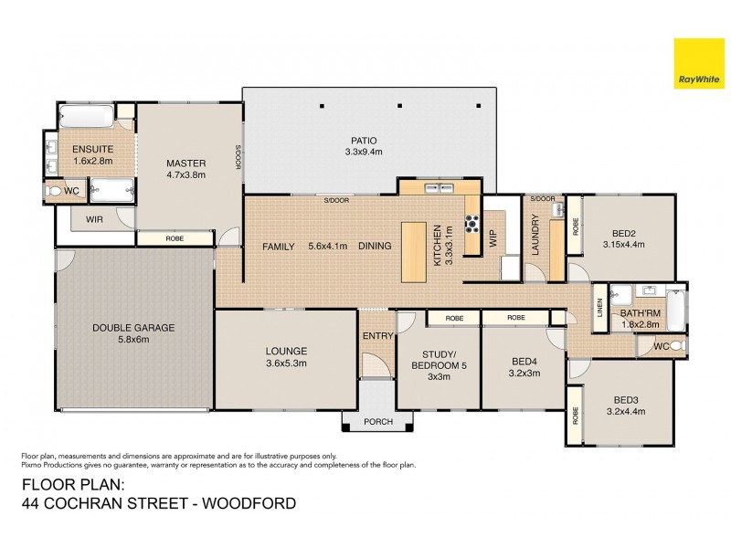 44 Cochran Street, Woodford QLD 4514 Floorplan