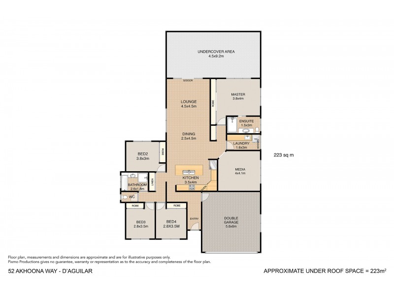 52 Akoonah Way, D’aguilar QLD 4514 Floorplan