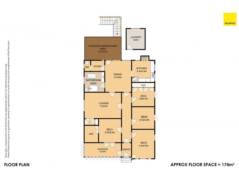 326 W Lindsay Road, Wamuran QLD 4512 Floorplan