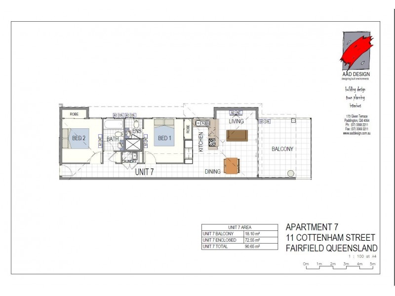 7/11 Cottenham Street, Fairfield QLD 4103 Floorplan