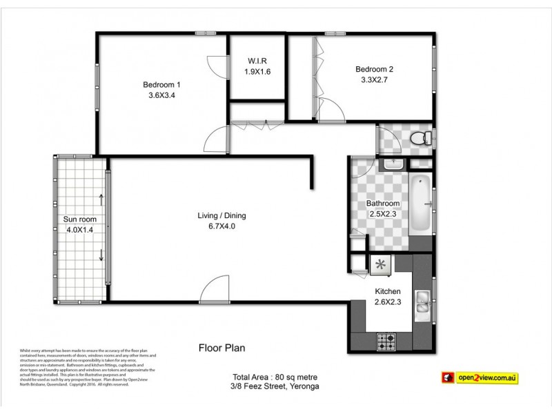 3/8 Feez Street, Yeronga QLD 4104 Floorplan