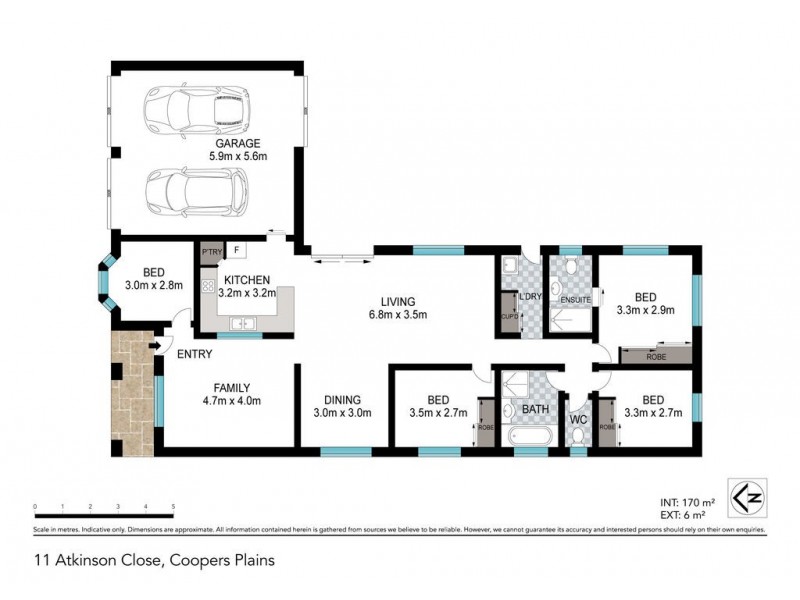 11 Atkinson Close, Coopers Plains QLD 4108 Floorplan