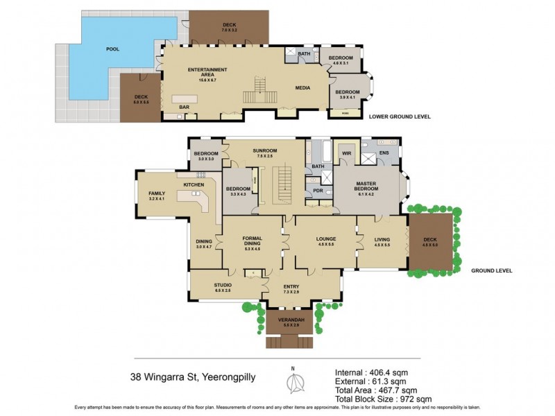 38 Wingarra Street, Yeerongpilly QLD 4105 Floorplan