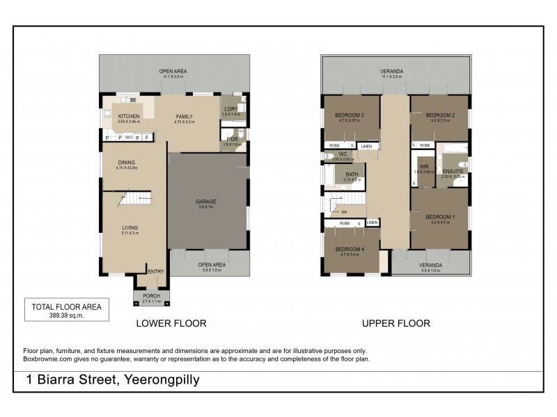 1 Biarra Street, Yeerongpilly QLD 4105 Floorplan