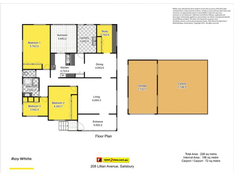 208 Lillian Avenue, Salisbury QLD 4107 Floorplan