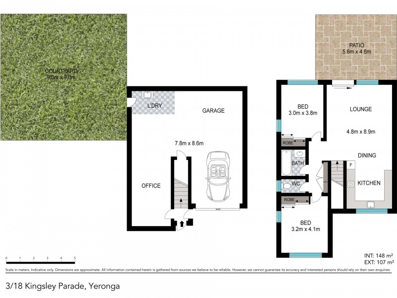 3/18 Kingsley Parade, Yeronga QLD 4104 Floorplan