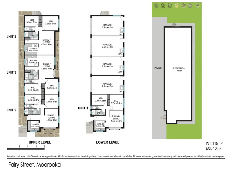 1-4/11 Fairy Street, Moorooka QLD 4105 Floorplan