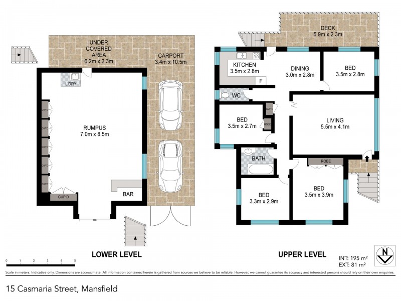 15 Casmaria Street, Mansfield QLD 4122 Floorplan