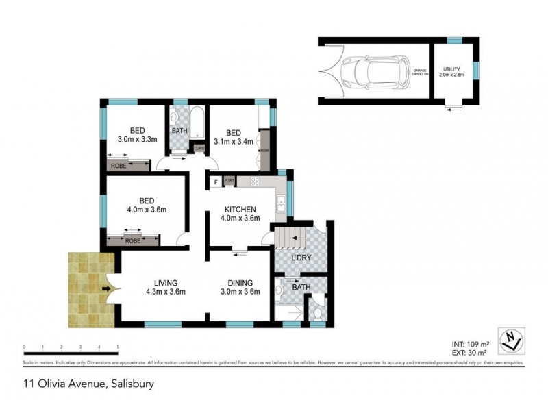 11 Olivia Avenue, Salisbury QLD 4107 Floorplan