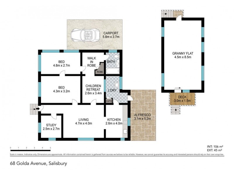 68 Golda Avenue, Salisbury QLD 4107 Floorplan
