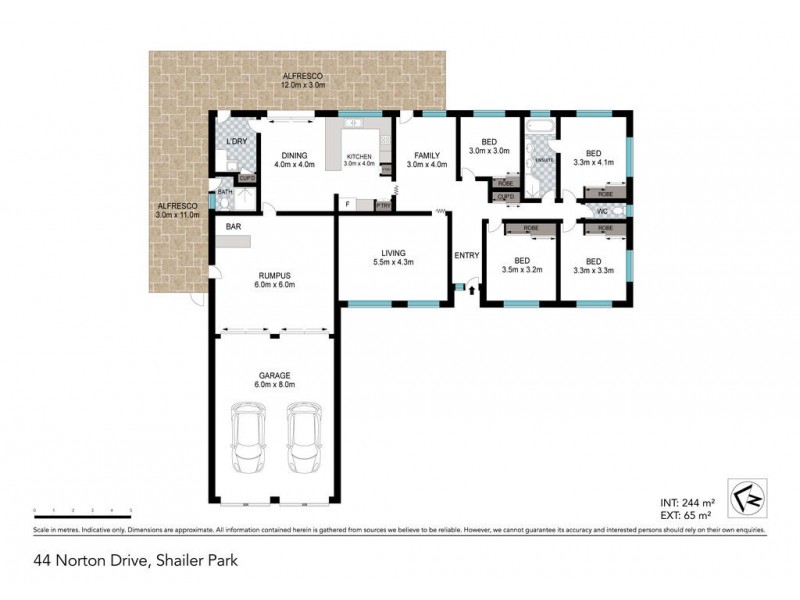 44 Norton Drive, Shailer Park QLD 4128 Floorplan