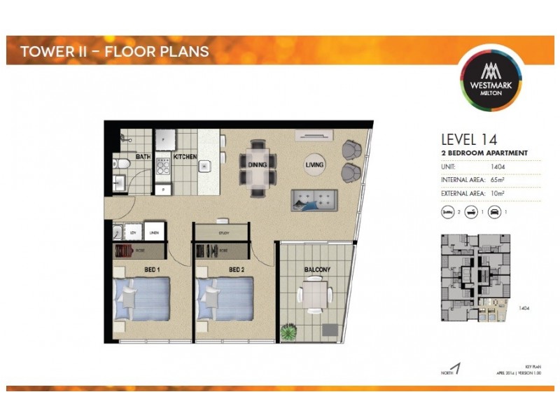 21404/36 Railway Terrace, Milton QLD 4064 Floorplan