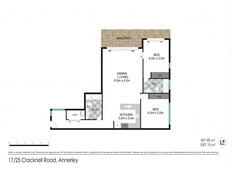 17/25 Cracknell Road, Annerley QLD 4103 Floorplan