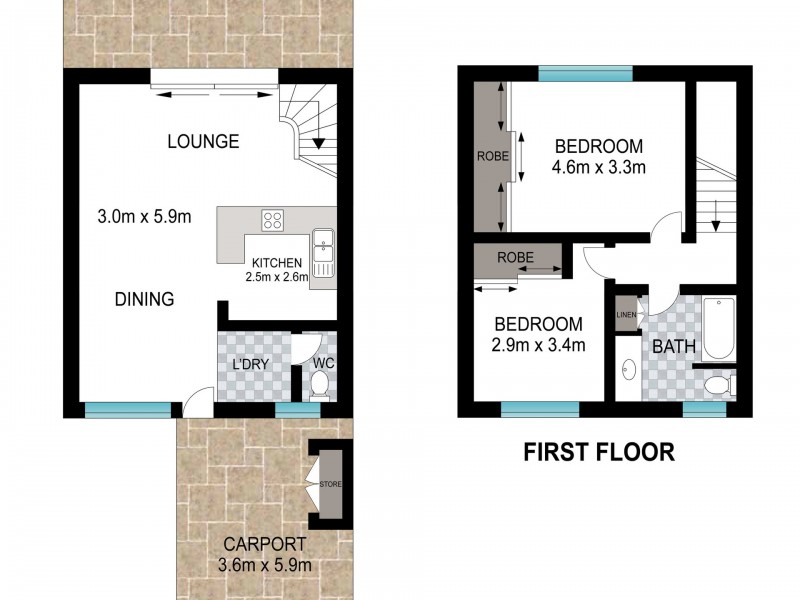 7/27 Brassey Street, Fairfield QLD 4103 Floorplan