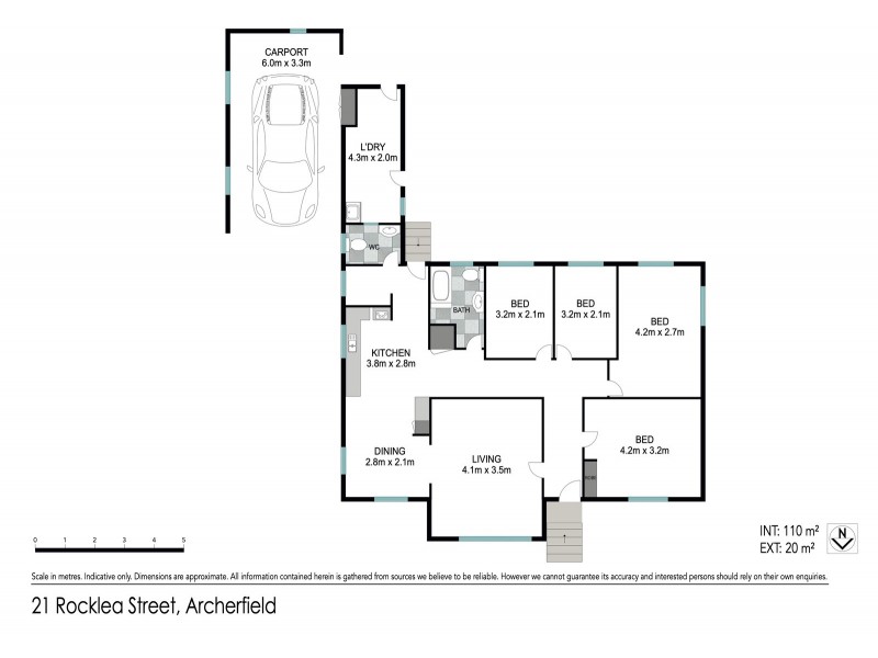 21 Rocklea Street, Archerfield QLD 4108 Floorplan