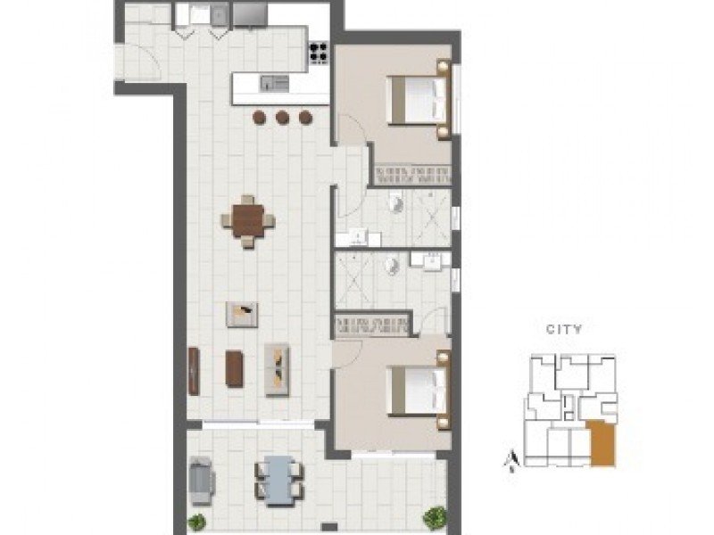 2108/8 Lochaber Street, Dutton Park QLD 4102 Floorplan