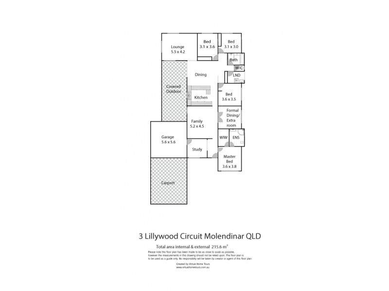 3 Lillywood Place, Molendinar QLD 4214 Floorplan