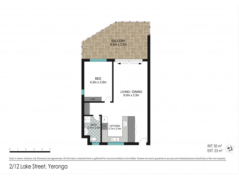 2/12 Lake Street, Yeronga QLD 4104 Floorplan