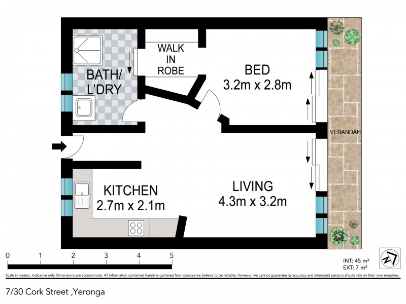 7/30 Cork Street, Yeronga QLD 4104 Floorplan