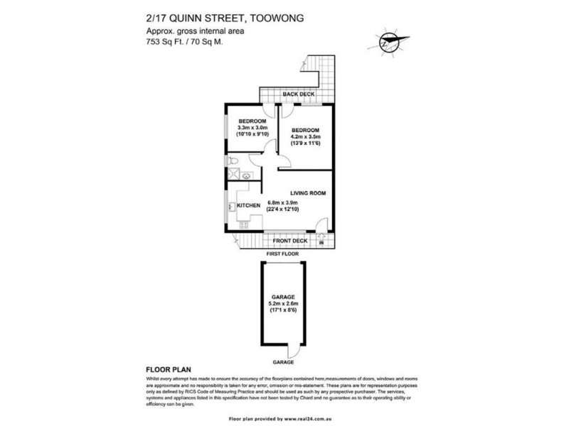 6/19 Quinn Street, Toowong QLD 4066 Floorplan