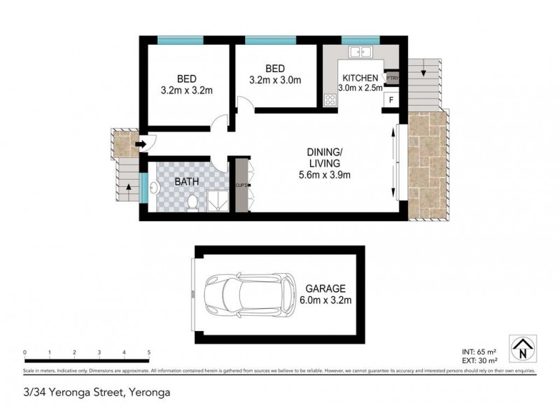 3/34 Yeronga Street, Yeronga QLD 4104 Floorplan