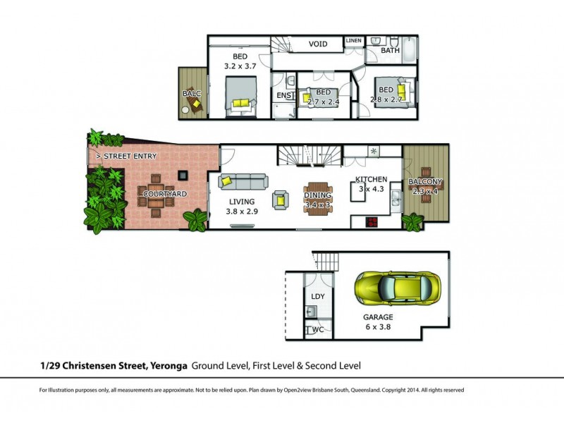 1/29 Christensen Street, Yeronga QLD 4104 Floorplan