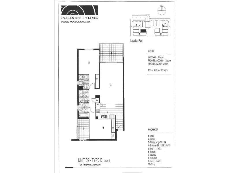 39/38 Brougham Street, Fairfield QLD 4103 Floorplan