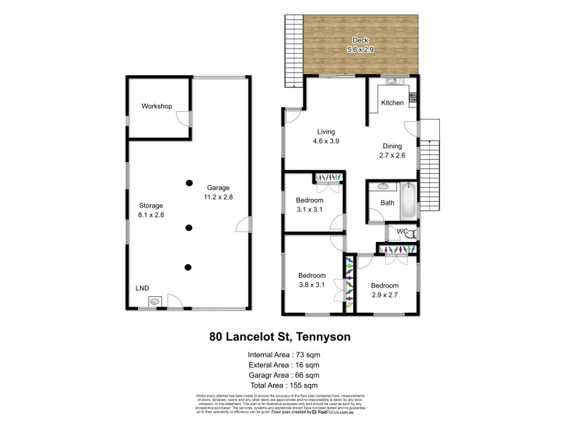 80 Lancelot Street, Tennyson QLD 4105 Floorplan