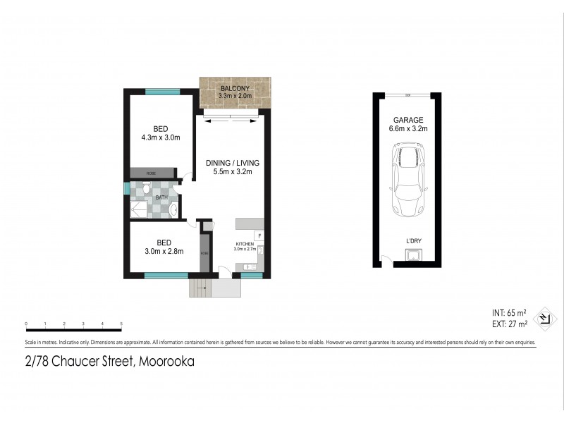 2/78 Chaucer Street, Moorooka QLD 4105 Floorplan