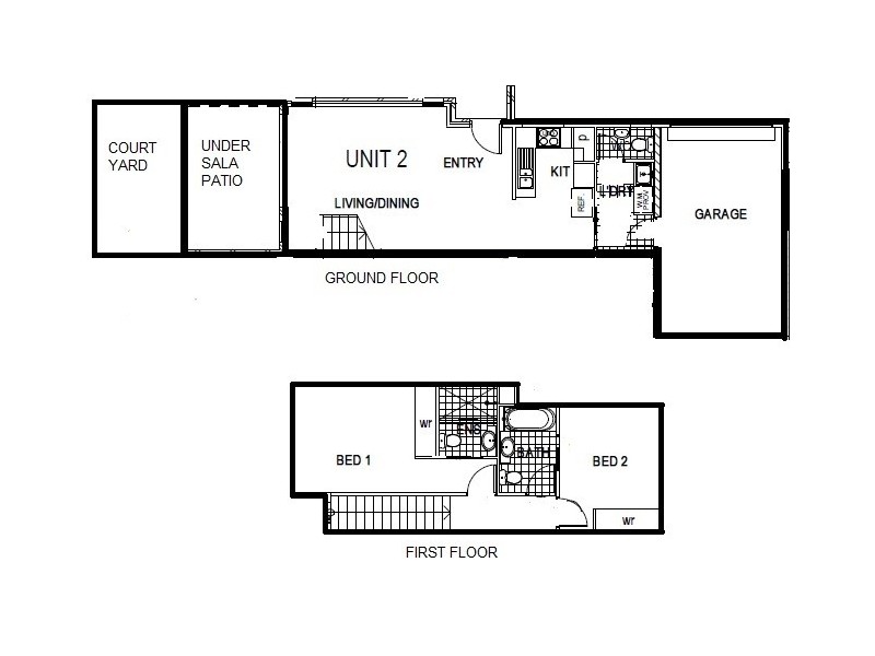 2/52 Helles Street, Moorooka QLD 4105 Floorplan