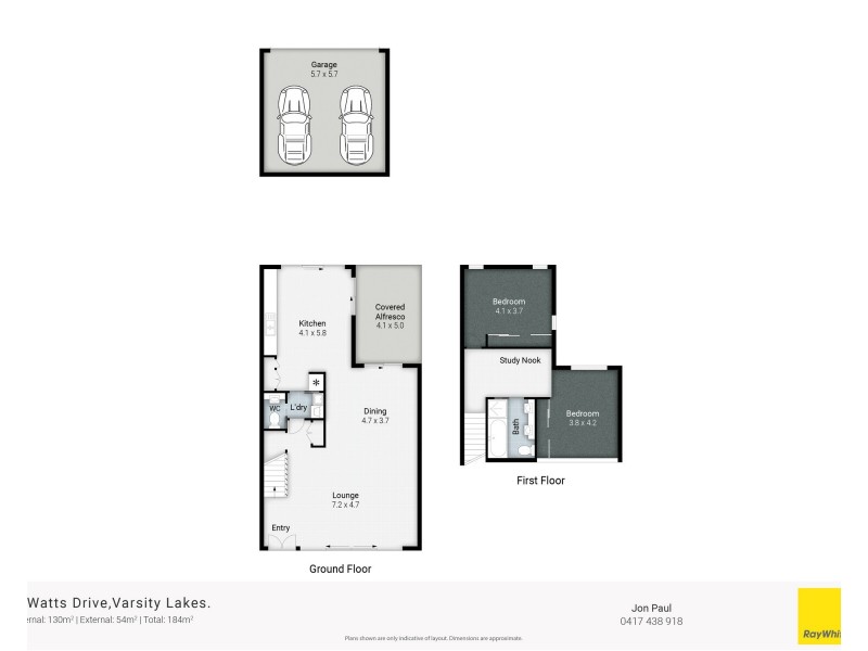 6 Watts Drive, Varsity Lakes QLD 4227 Floorplan