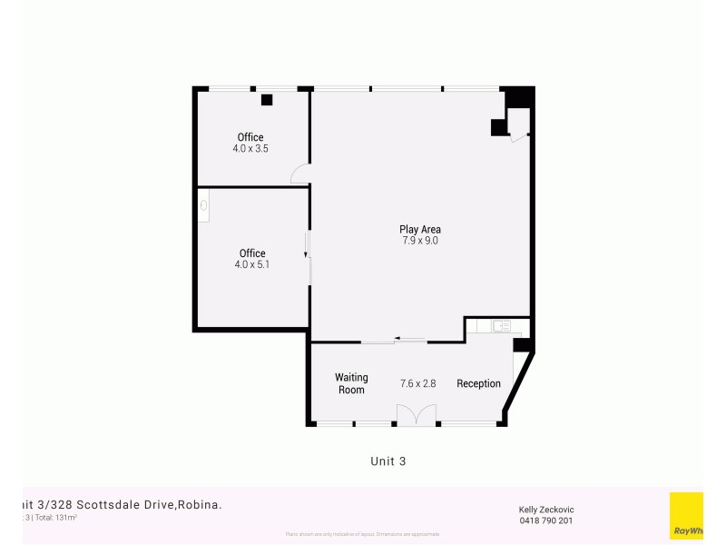 3/328 Scottsdale Drive, Robina QLD 4226 Floorplan