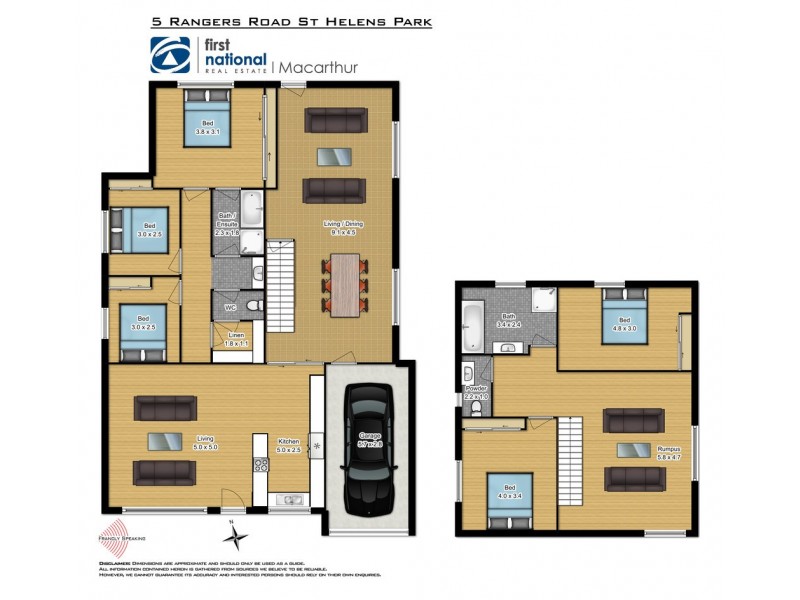 5 Rangers Road, St Helens Park NSW 2560 Floorplan