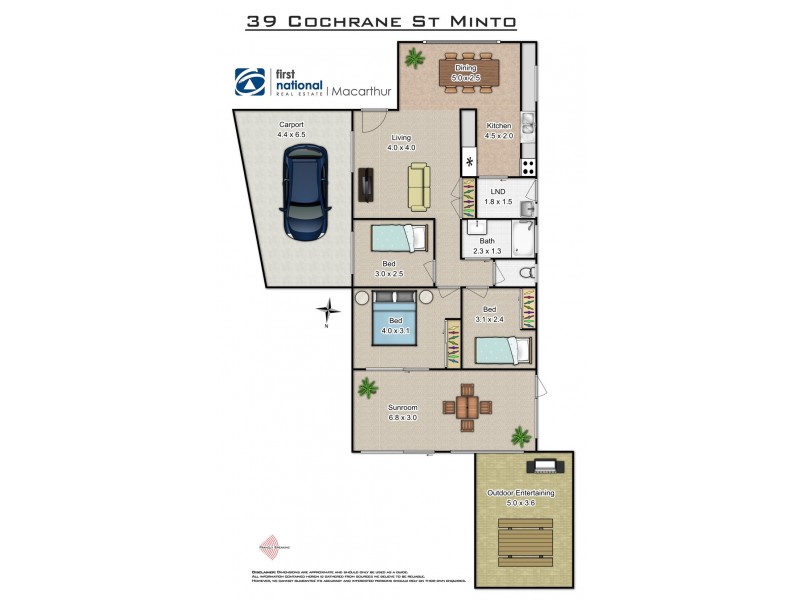 39 Cochrane Street, Minto NSW 2566 Floorplan