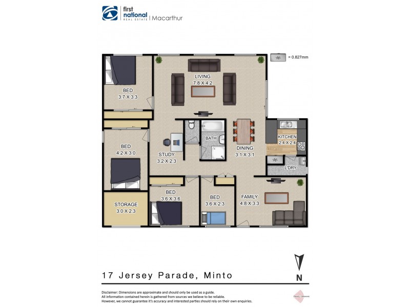 17 Jersey Parade, Minto NSW 2566 Floorplan