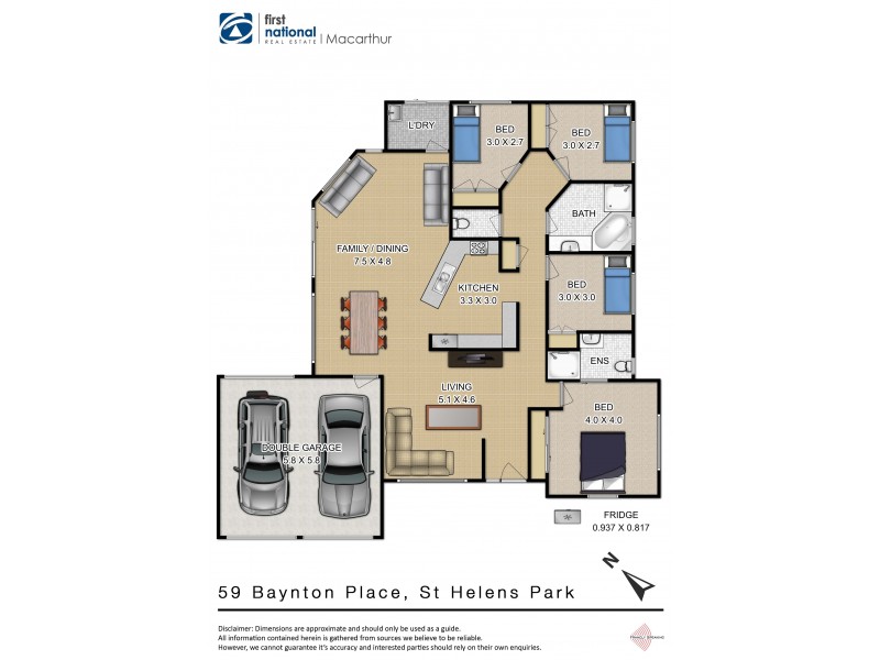 59 Baynton Place, St Helens Park NSW 2560 Floorplan