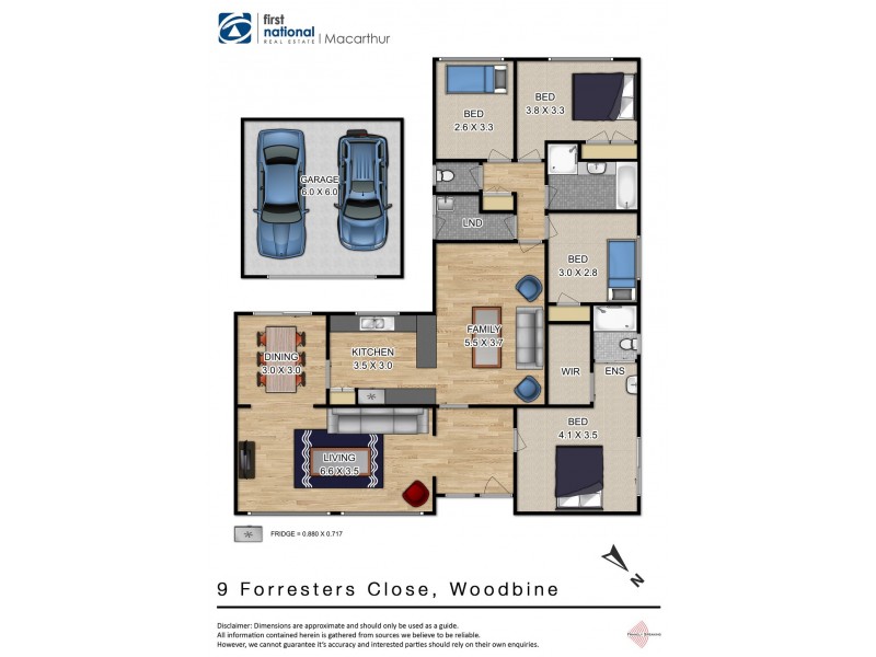 9 Forresters Close, Woodbine NSW 2560 Floorplan
