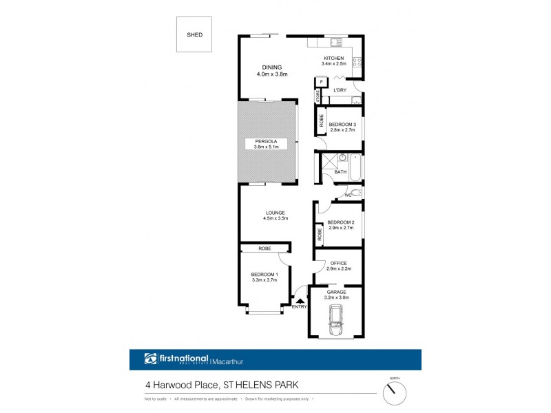 4 Harwood Place, St Helens Park NSW 2560 Floorplan