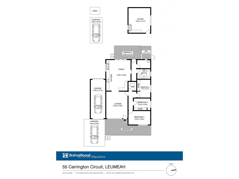 55 Carrington Circuit, Leumeah NSW 2560 Floorplan