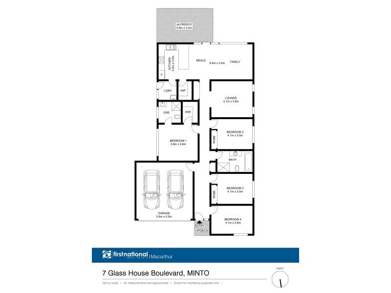 7 Glass House Boulevard, Minto NSW 2566 Floorplan