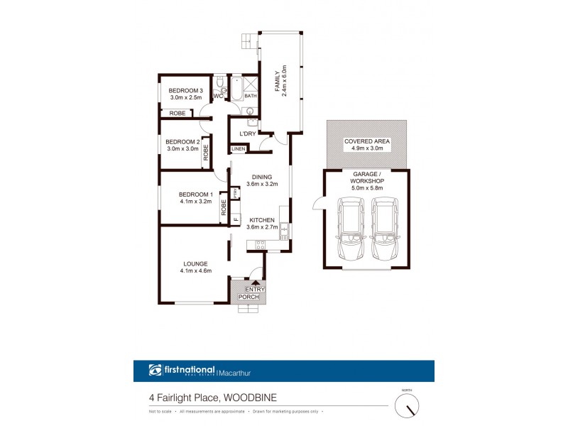 4 Fairlight Place, Woodbine NSW 2560 Floorplan