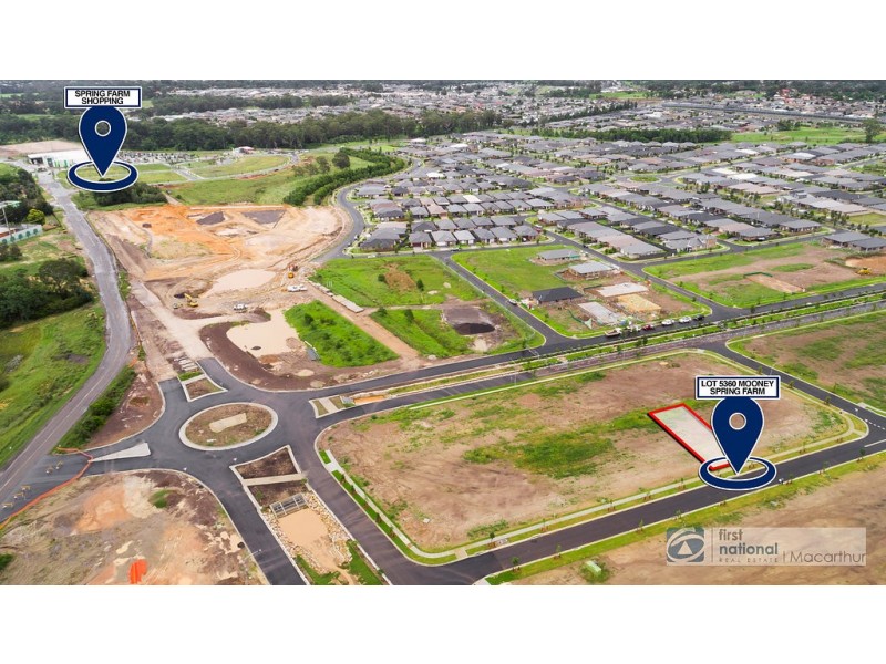 Lot 5360 Mooney Street, Spring Farm NSW 2570